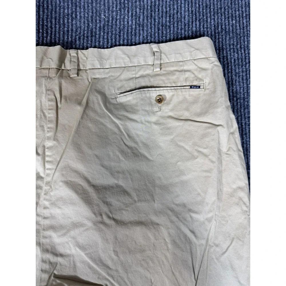 Polo Ralph Lauren Chino Shorts Mens Size 46B 46 Big Khaki Classic Fit 9